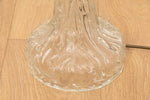 1970s Italian Polished Brass & Molen Glass Lamp