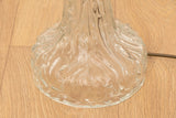 1970s Italian Polished Brass & Molen Glass Lamp