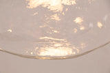 1970s Mazzega White Flower Murano Glass Pendant Light