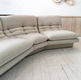 1980s American 4 Section Modular Sofa By Preview Furniture