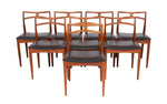 1960s Set of 8 Teak Johannes Andersen Model 94 Dining Chairs