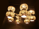 Mid-Century Crystal Kinkeldey Ceiling Lights