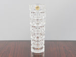 1960s CRISTAL D'Arques French Lead Crystal Faceted Vase