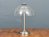 1970s Meblo iGuzzini Brushed Chrome Table Lamp