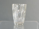 VINTAGE FRENCH SMALL CLEAR GLASS VASE
