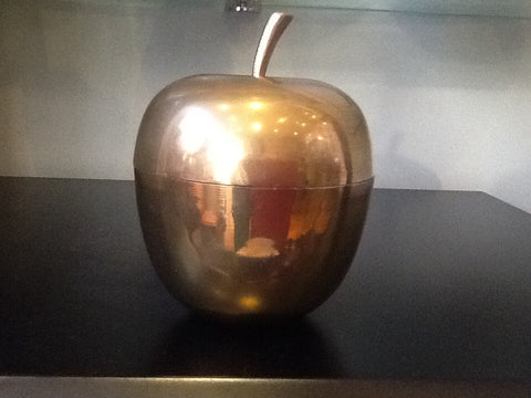 Vintage 1960's Brass Apple Bowl