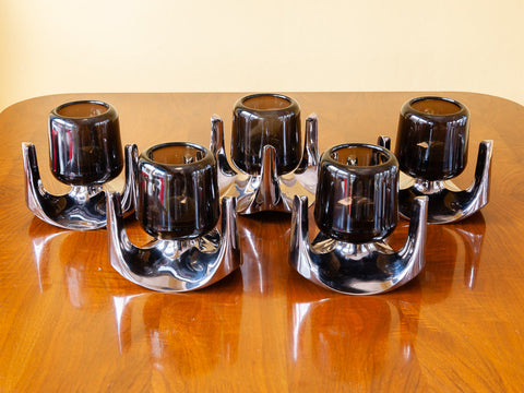 1970s German Nagel Candle Holders