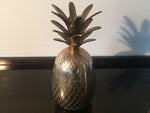 Large Vintage Brass Pineapple Ice Bucket