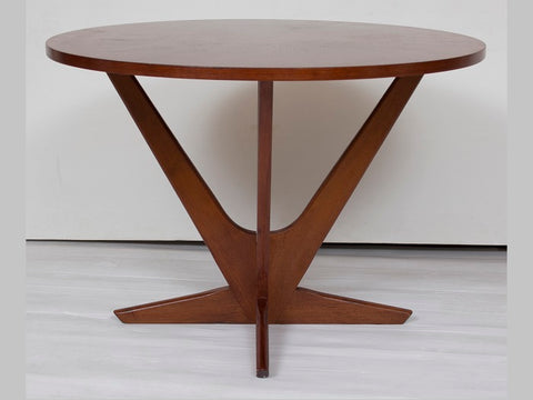 1960's Soren Georg Jensen Starburst Teak Coffee/Side Table For Kubus, Denmark