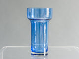 RIIHIMAKI BLUE GLASS VASE BY TAMARA ALADIN