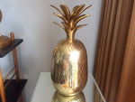 Very Large Vintage Brass Pineapple Ice-Bucket