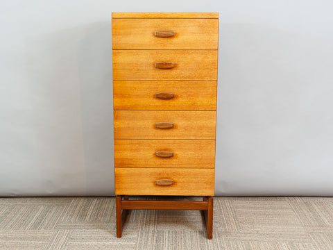 1960s E Gomme G Plan Teak Chest of Drawers