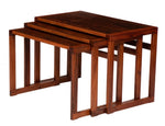 Set of 3 Danish Rosewood Nesting Tables by Vildbjerg Mobelfabrik