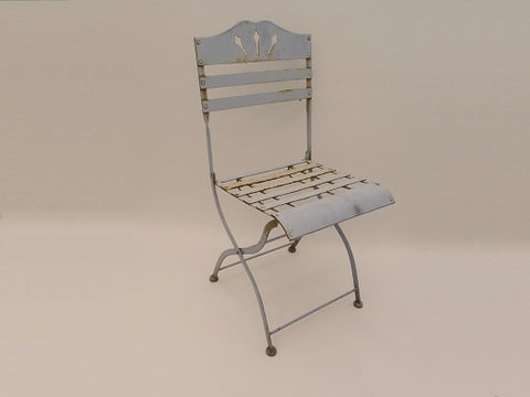 Vintage Pale Blue Garden Chairs