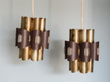 Pair of 1960s Pendant Lights by Werner Schou