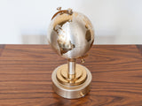 Vintage Musical Rotating Globe Pull Up Cigarette Holder