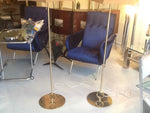 Pair of Belgium Brass Floor Lamps