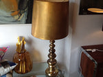 Pair 1950's Solid Brass Stiffel Table Lamps