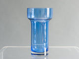 RIIHIMAKI BLUE GLASS VASE BY TAMARA ALADIN