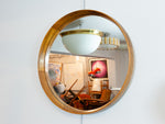 1960s Swedish Hanging Mirror by U. and O. Kristiansson for Luxus
