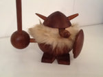 1960's Wooden Danish Viking Figure