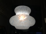Mottled White Glass Ceiling Light