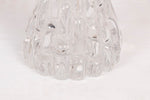 1960s Tall Pair of Carl Fagerlund Croco Relief Crystal Lamps by Orrefors