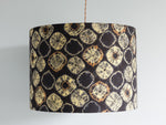 Large Retro Tie Dyed Lampshade