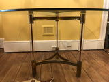 Vintage Brass, Perspex and Glass Table