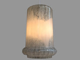 White Glass Mottled Hanging Light