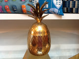 VINTAGE LARGE BRASS PINEAPPLE ICE BUCKET