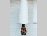 1970s Fat Lava Ceramic Lamp base