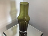Riihimaki Lasi Oy Sage Green Vase