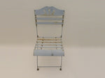 Vintage Pale Blue Garden Chairs