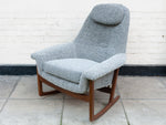 1960s Danish Teak and Bute Rocking Chair