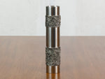 1960s Brutalist West German BMF Turned Metal Vase