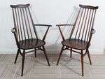 Pair of Ercol Windsor Goldsmith 369A Carver Chairs