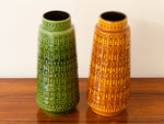 Pair of 1960s W. German Scheurich Inka Vases