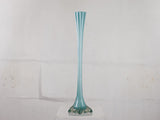 Vintage JM Studio Hand Made Glass Turquoise Vase
