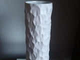 Midcentury White Unglazed Vase by Thomas Germany