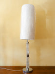 1970s Richard Essig Large Illuminated Glass Table Lamp