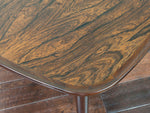 1960s Danish Rosewood Triangular Side Table