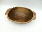 Antique Wooden Handmade Dough Bowl