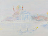 November Sunrise By Hugh Barnden - Acrylic 1986 - Francis Kyle Gallery