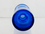 Riihimaki Hooped Blue Glass Vase by Tamara Aladin