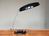 Vintage 1960's German Black and Chrome Desk Lamp