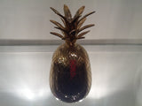 VINTAGE LARGE BRASS PINEAPPLE ICE BUCKET