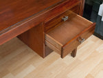 1960's Danish H.P. Hansen Rosewood and Steel Desk