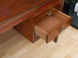 1960's Danish H.P. Hansen Rosewood and Steel Desk