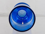 1970s Finnish Riihimaki Lasi Oy Blue Glass Vase No 1472